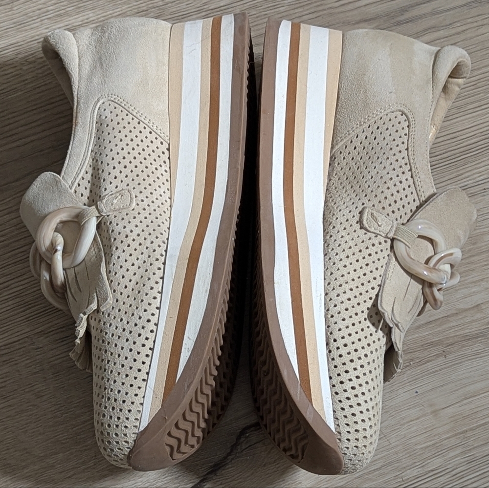 Softwaves Cadie Cream Suade Leather Support Platform Shoes Sneakers EU
39.5 - Picture 3 of 16